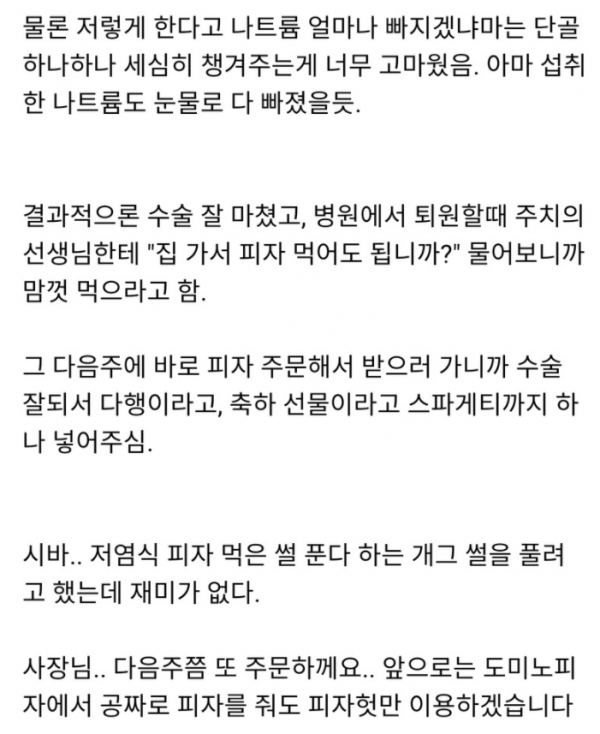 image.png 피자 주문할 때 소금 빼달라고 했던 썰.ssul 피자 주문할 때 소금 빼달라고 했던 썰