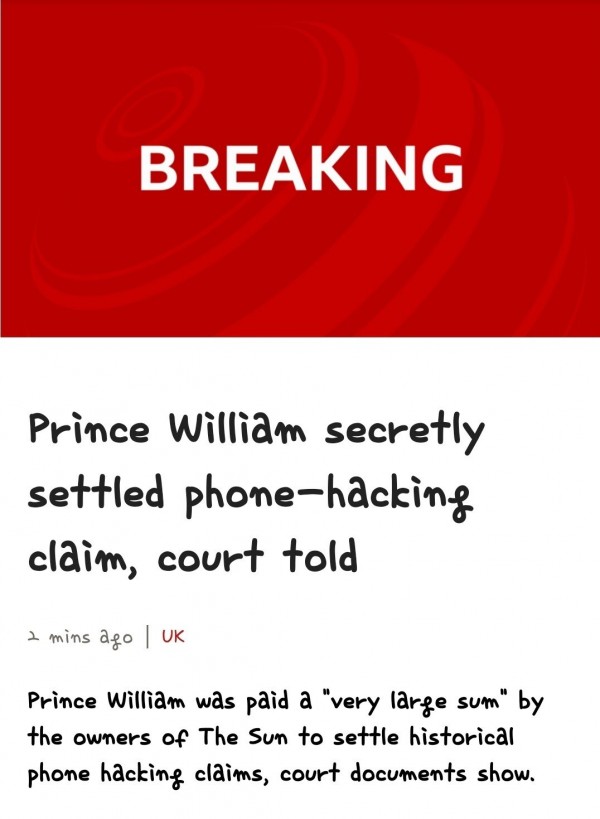 Screenshot_20230425_205310_BBC News.jpg BBC 긴급속보)영국 윌리엄 왕자 휴대폰 해킹당함